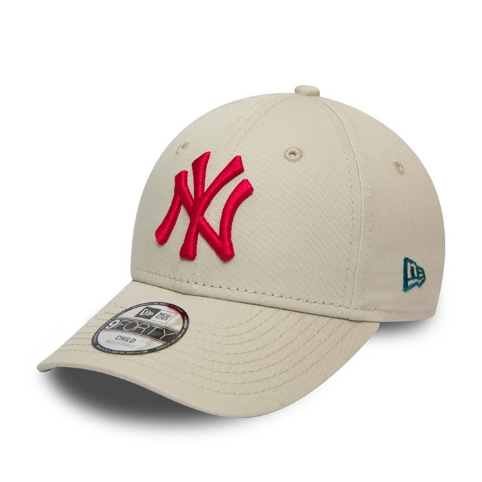 New York Yankees League Essential Lapset 9FORTY Lippis Stone - New Era Lippikset Verkossa FI-439863